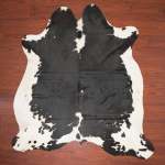 Aas Grade Cow Hide 1017 Black white L - Large Black white Panelled