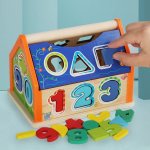 Digital Shape Smart House Wooden Shape & Number Sorting Toy 36+ Months