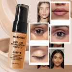 Long-lasting And Smooth-finishing Concealer 4 Color Powder Base Liquid Foundation Concealer Makeup