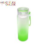 Sublimation Green Frosted Glass Bottle – 500ML