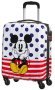 American Tourister Disney Legends 55CM Alfatwist Cabin Spinner Mickey Blue Dot