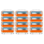 12-PACK Fusion 5 Compatible Razor Blades 5-LAYER Precision Shave