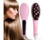 HF738 Hair Straightener Brush Pink