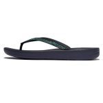 Fitflop Womens Iqushion Sparkle Ergonomic Flip Flops For Walking Lightweight Waterproof Cushioned Thong Sandals For Women With N