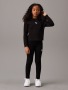 Calvin Klein Girls Logo Legging In Black - Black / 16