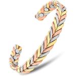 Women Stylish Braided Copper Wristband