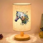 Nordic Wooden Table Lamp – Horse HTL1