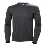 Men's Hh Technical Quick-dry Longsleeve Crew Shirt - 980 Ebony L