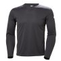 Men's Hh Technical Quick-dry Longsleeve Crew Shirt - 980 Ebony / L