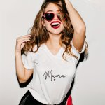1PC Mama Heat Transfer Sticker Diy Iron-on Decals For Clothes T-Shirt Making Pillow Decorating Clothing Supplies & Appliques