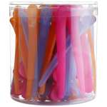 Sectioning Clips Tub Assorted Colours 11CM 50 TUB