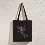 Fashion Cartoon Pattern Tote Bag Large Capacity Shoulder Bag Trendy Gift Bag & Shopping Bag
