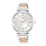 LORUS Ladies White 3 Hands Watch