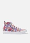 Cotton On Classic Canvas High Top Trainer - Multi Floral