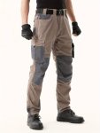 Trendy Color Block Cargo Pants Men's Multi Flap Pocket Trousers Loose Casual Outdoor Pants Men's Work Pants Outdoors Streetwear