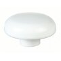 Knob Mushroom Plastic - 40MM White 10PACK
