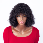 Ruby Love Hair Deep Wave Fringe Wig 12 Inch