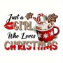 Christmas Tree DIY Iron-On Transfer Sticker - Festive Heat Press Decal For T-Shirts Jackets Jeans | Polyester Multicolor