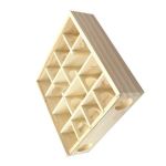 Transparent Cover Wooden Hamster Maze - Interactive Enrichment Toy