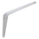 Samson Plain Steel Shelf Bracket White 150MM X 200MM