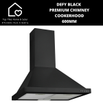 Defy Black Premium Chimney Cookerhood - 60CM DCH310