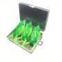 3PCS/BOX Bionic Frog Lure With Sharp Hook Bass Fishing Bait Outdoor Fishing Tackle