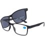Reading Glasses With Pouch Black & Smoke 2.50