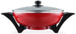 Mellerware 1500W Aluminium Red Electric Bangkok Wok