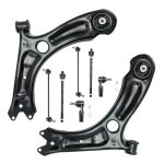 8PC K621949 K621950 K80478 EV80665 ES80666 ES80667 Front Lower Control Arm Sway Bars Tie Rods Kit Replacement For Volkswagen Jet