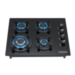 Cadac 4B Tempered Glass Gas Hob Side Knobs 99600-42-02-ZA
