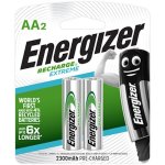 Energizer Recharge Battery 2300M Ah Ext Aa 2 Pack MOQ6 E300525401
