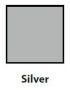 Dala Tempera Powder Paint - Metallic Silver 200G