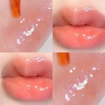 Hydrating Glass Shine Lip Gloss - Berry Shades Non-sticky Long-lasting Moisture For Plump & Clear Lips