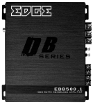 Class D Mono Amplifier 500W Rms @ 1 Ohm Aluminium Heatsink Bass Boost Circuit 46 X 185 X 205MM