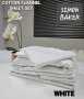 Simon Baker - Cotton Flannel Sheet Set - White - Queen Bed