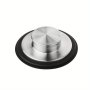 1PC Kitchen Sink Drain Plug Garbage Disposal Plug 3.34-INCH Sink Plug Stainless Steel Kitchen Sink Drain Cover Suitable For Standard Kitchen Drain Size Of 3.15-INCH