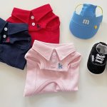 1PC Pet Polo Shirt Thin Breathable T-Shirt Cat Vest