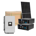 Canadian Solar 8KVA Deye Hybrid Inverter & 5.1KW Revov B100 With 8 X 595W Ja Panels