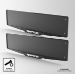Ford Ranger Raptor Number Plate Holder Set White For