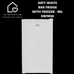 Defy White Bar Fridge With Freezer - 90L DBF90W