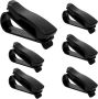 Black Car Visor Sunglasses Clip For Glasses Cards Small Notes Storage 6PCS