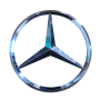 Mercedes Replacement Boot Badge Chrome