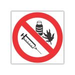 No Drugs Safety Sign PV34