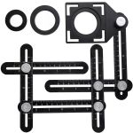 Multi Angle Measuring Ruler And Drill Guide