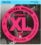 EXL170 Nickel Wound Bass Guitar Strings - .045-.100 Regular Light Long Scale