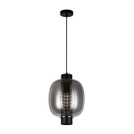Chicago Glass Pendant Light In Satin Gold Or Black - Large Satin Gold