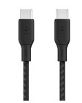 Belkin Boostcharge Usb-c To Usb-c Braided Cable 100W Pd - 2M - Black