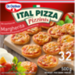 Ital Pizza Frozen Margherita Bite-sized Pizza Pizzinis 32 Pack