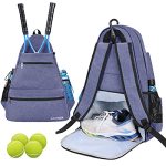 Acosen Tennis Bag Tennis Backpack - Tennis Bags For Women Or Men To Holds 2 Tennis Rackets Pickleball Paddles Clothes And Balls