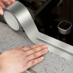 Aluminum Foil Kitchen Sealing Tape - Waterproof Oil-resistant High-temperature & Fireproof For Stove Gaps And Pipe Seals